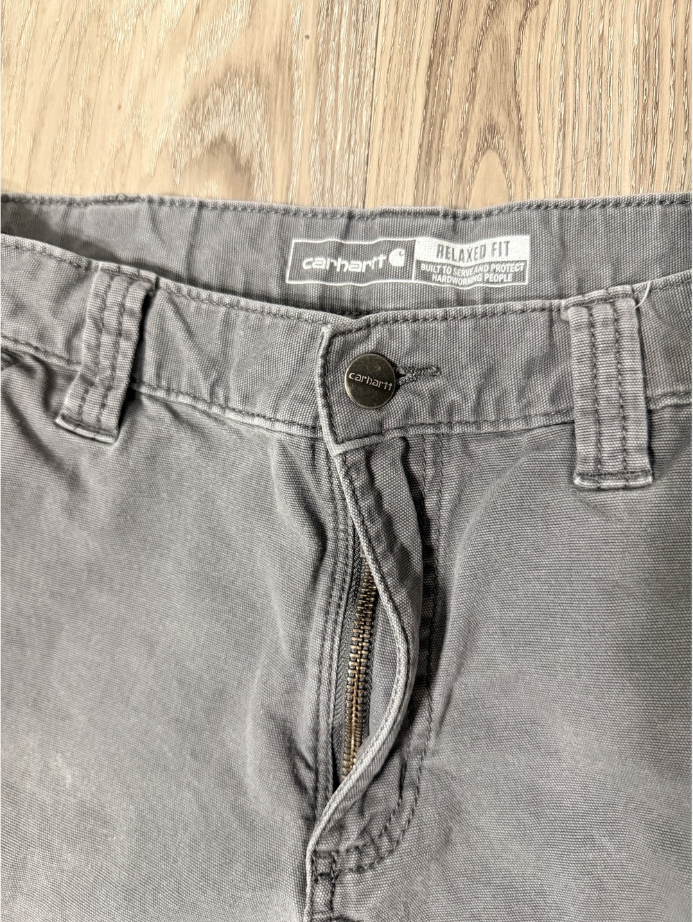 Carhartt Men's Relaxed Fit Work Pants 32x30 Gray - Picture 3 of 7